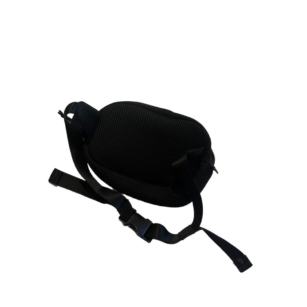 Adidas Air Mesh Waist Pack Training Bag Fanny Pack Black New with Tag - Picture 4 of 6